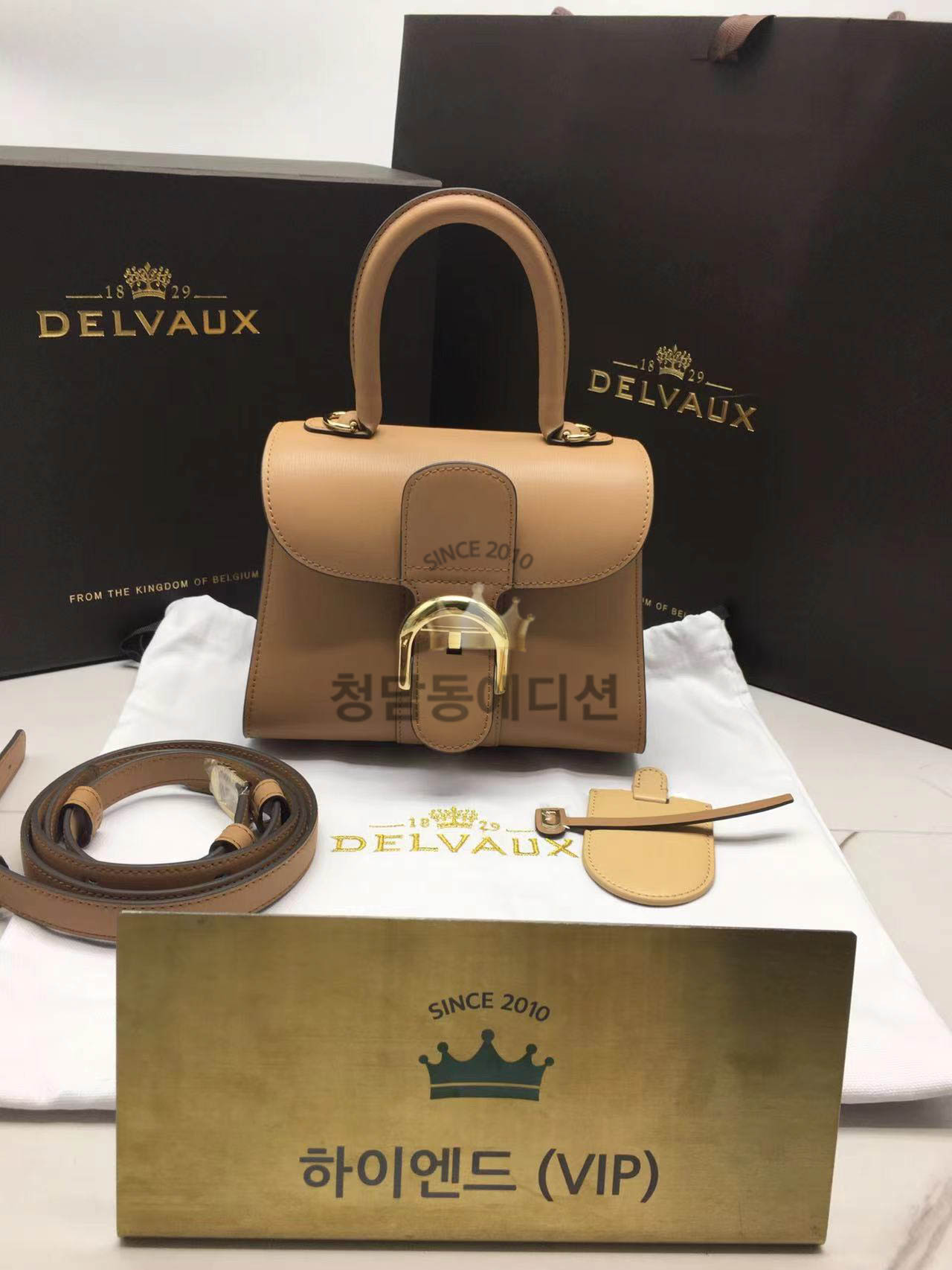 델보 브리앙 미니/PM (금장/은장) (컬러 비죵)