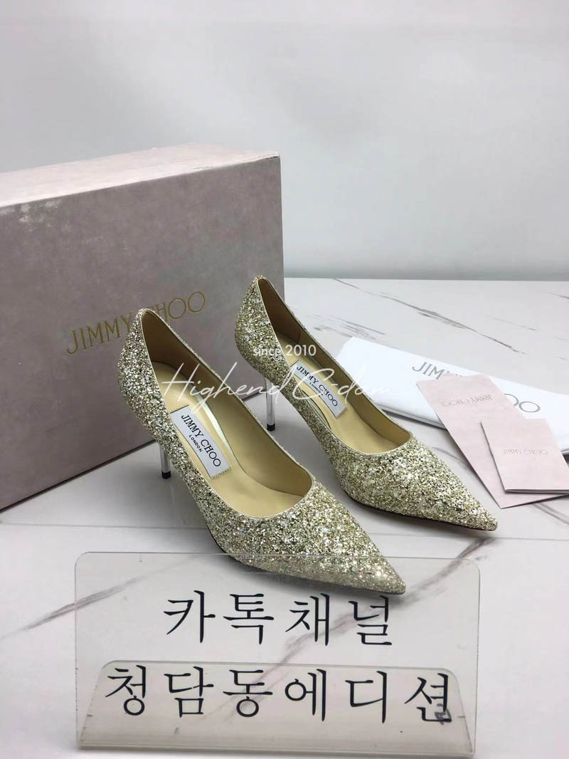 지미추 로미 펌프스 (6.5cm/8.5cm)