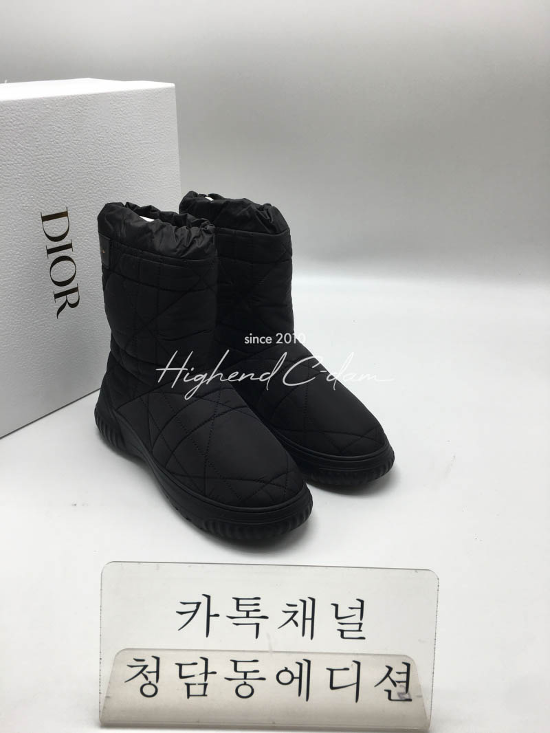 디올 패딩 부츠 (컬러 블랙, 화이트)