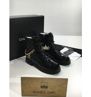 샤넬 22 앵클 부츠