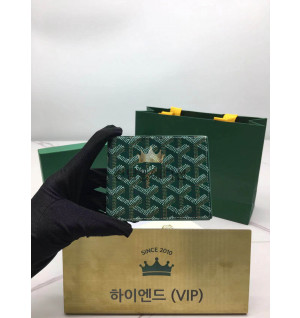고야드 빅투와르 반지갑 (컬러 그린)