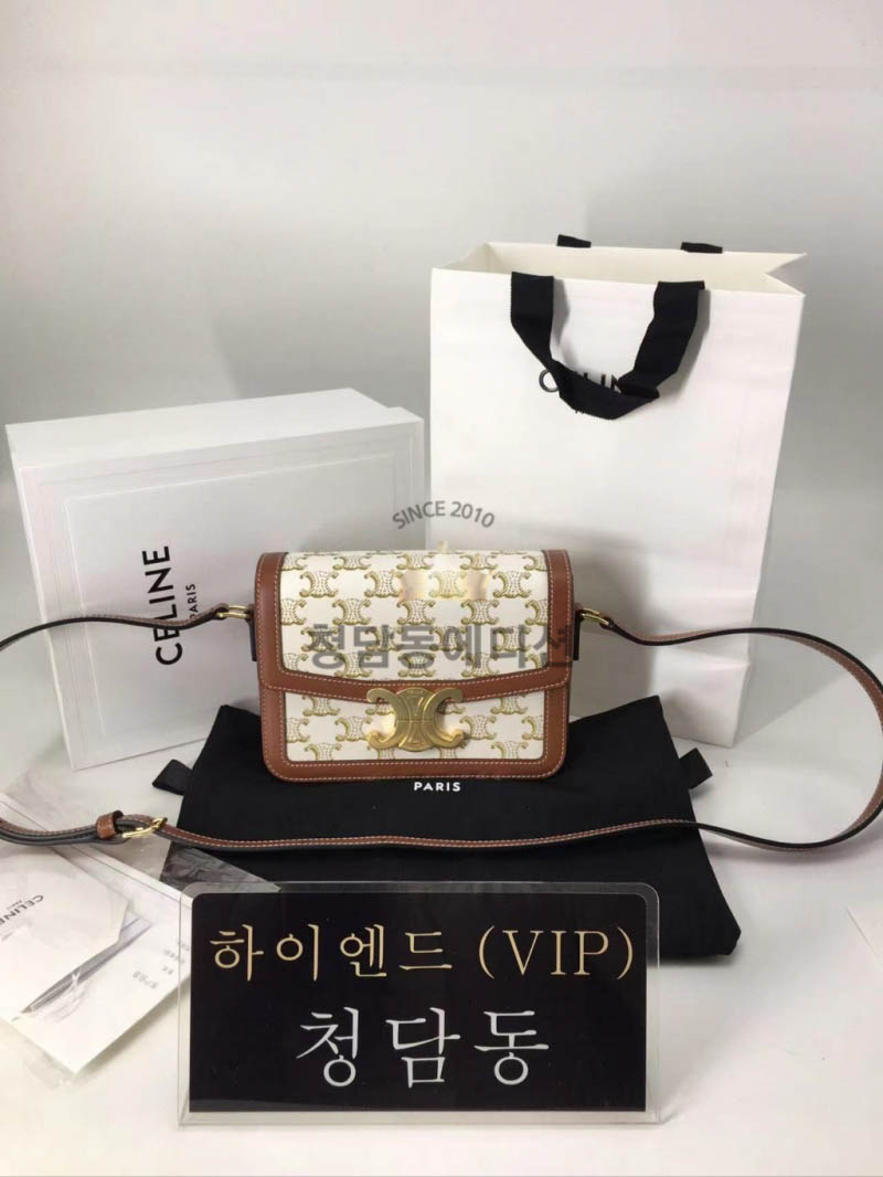 셀린느 트리오페 숄더백 틴