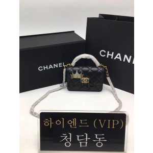 샤넬 22K 탑핸들 체인 달린 미니백