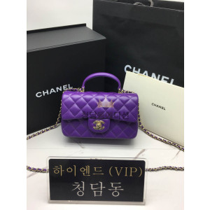 샤넬 22C 뉴미니 탑핸들 플랩백