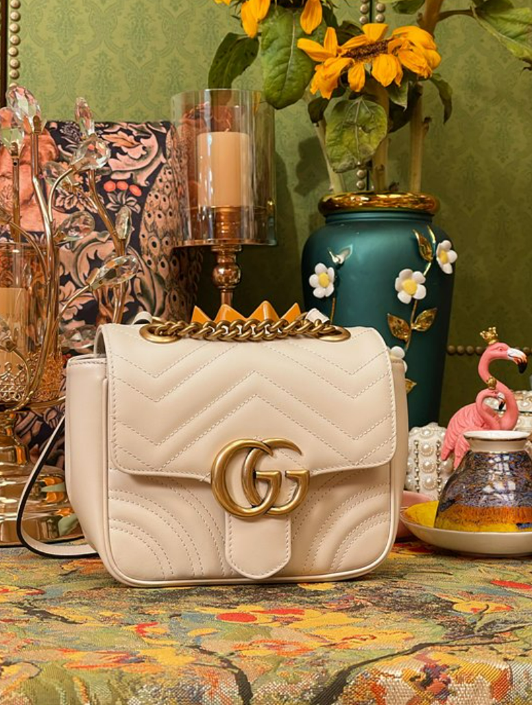 구찌 마몬트 마틀라세 미니백 739682