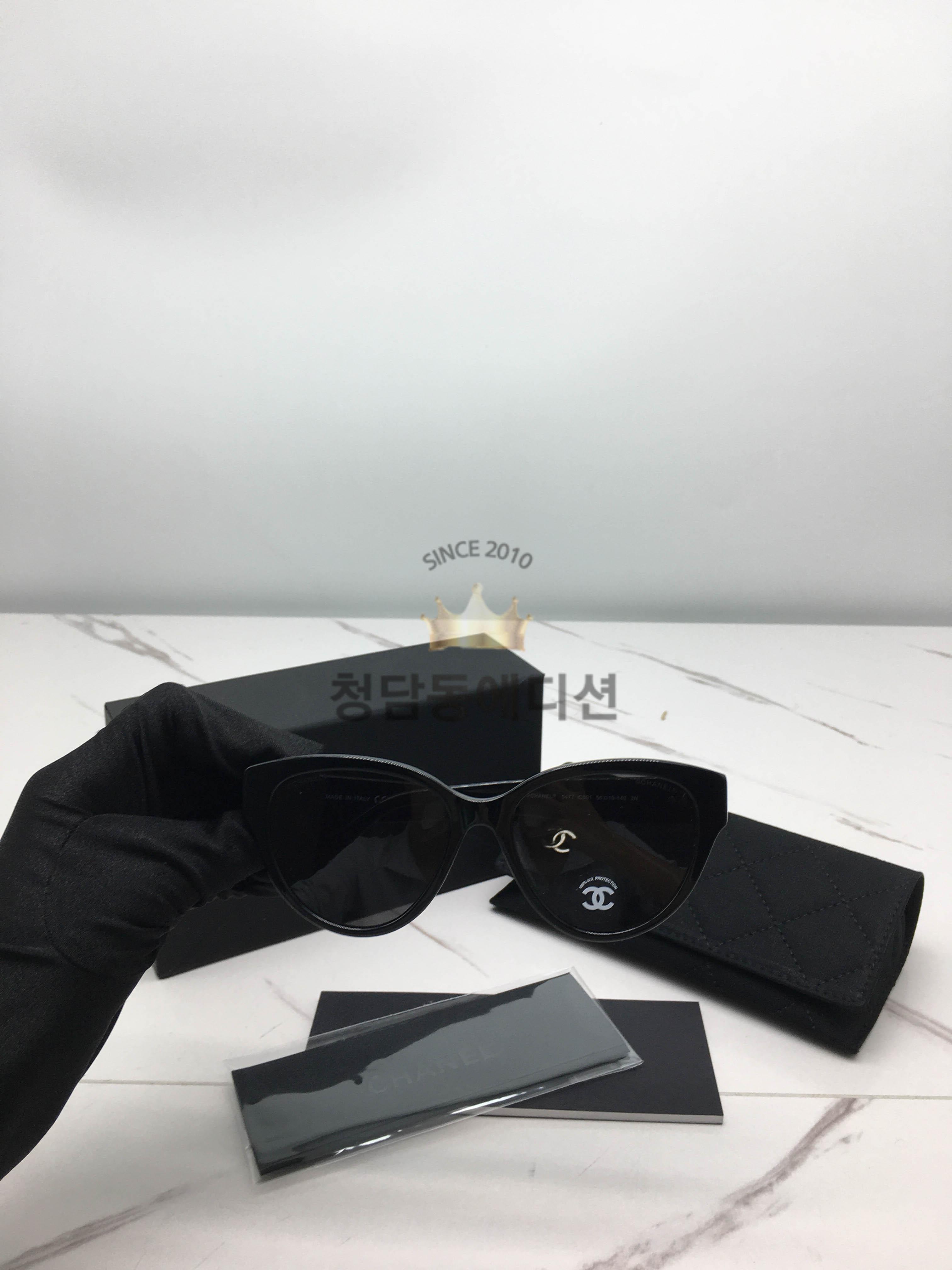 샤넬 하트 선글라스