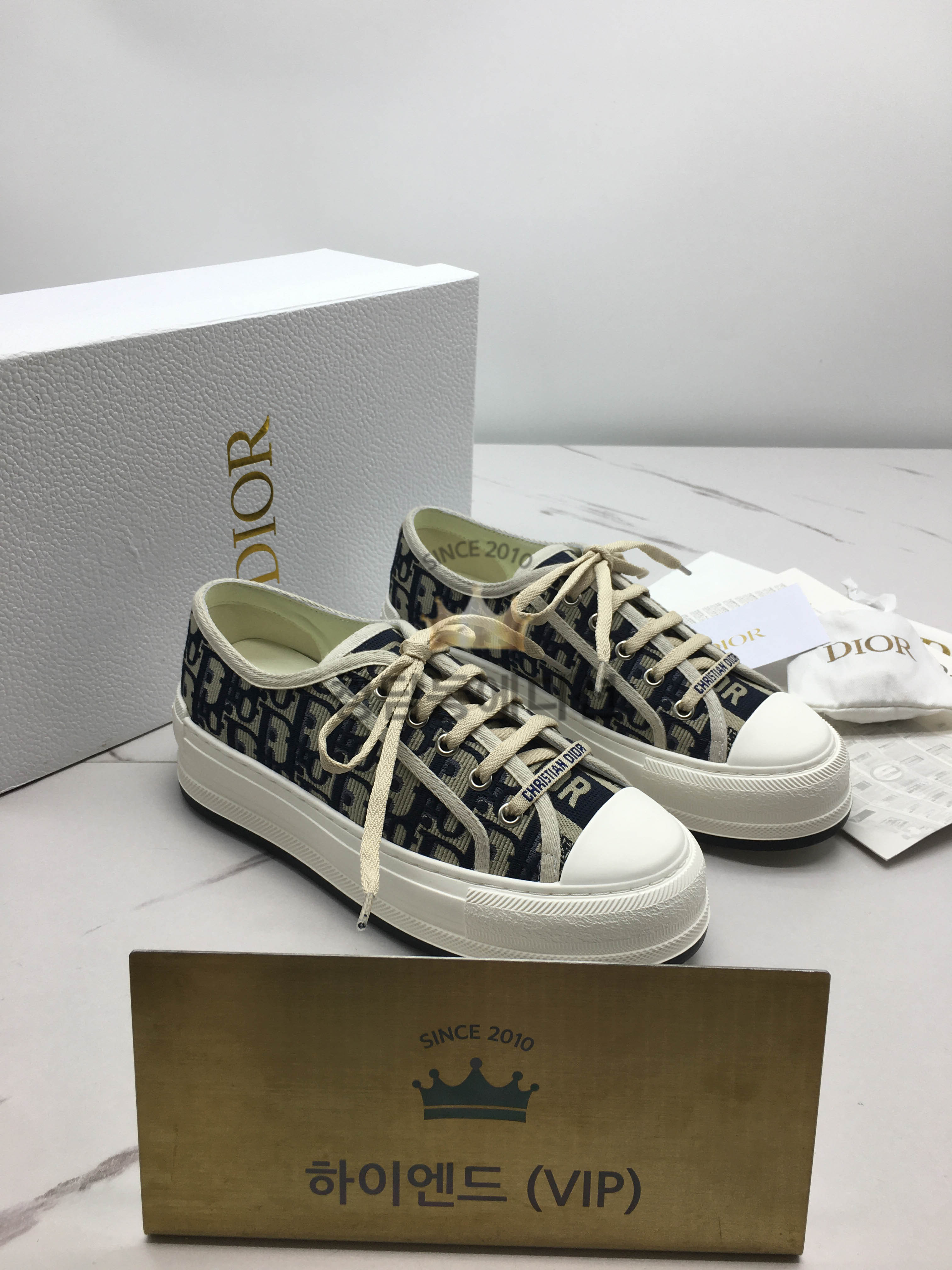 디올 워크앤디올 플랫폼 스니커즈