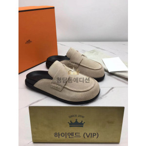 에르메스 스웨이드 고 뮬 (남녀공용)