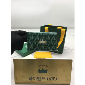 고야드 생피에르 카드지갑 (컬러 그린)