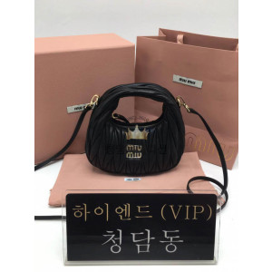 미우미우 MIU MIU 완더 마테라쎄 호보백 미니