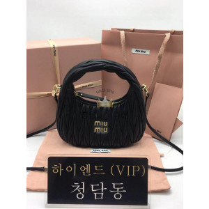 미우미우 MIU MIU 완더 마테라쎄 호보백 스몰(빈티지워싱)