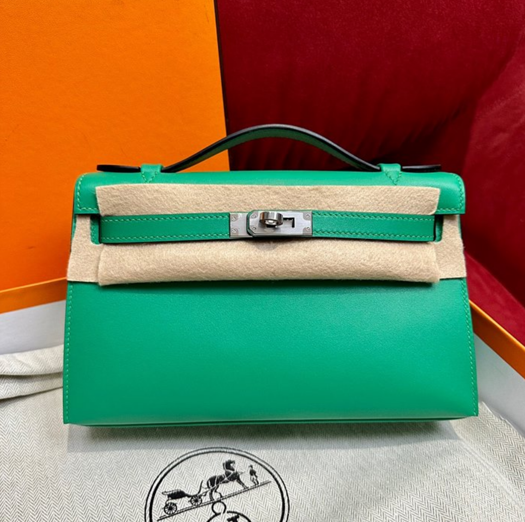 에르메스 미니 켈리 포쉐트 올수공 (가죽 스위프트)