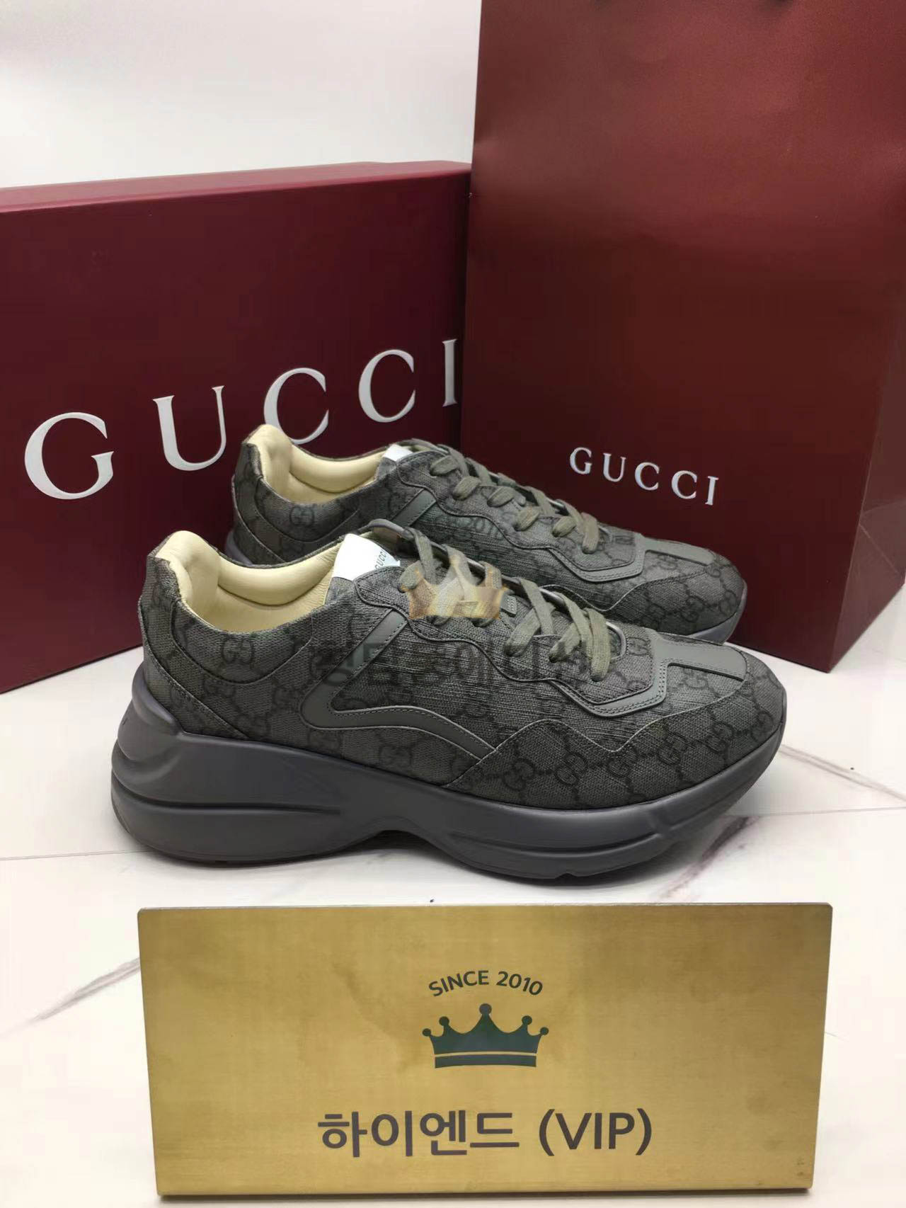 구찌 라이톤 스니커즈 (upgrade ver.) (남녀공용)