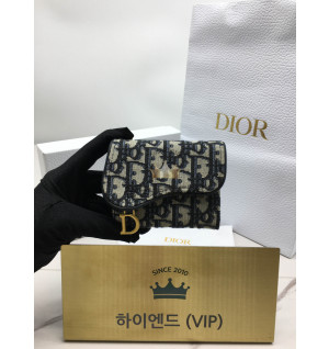 디올 새들 3단 반지갑 (upgrade ver.)