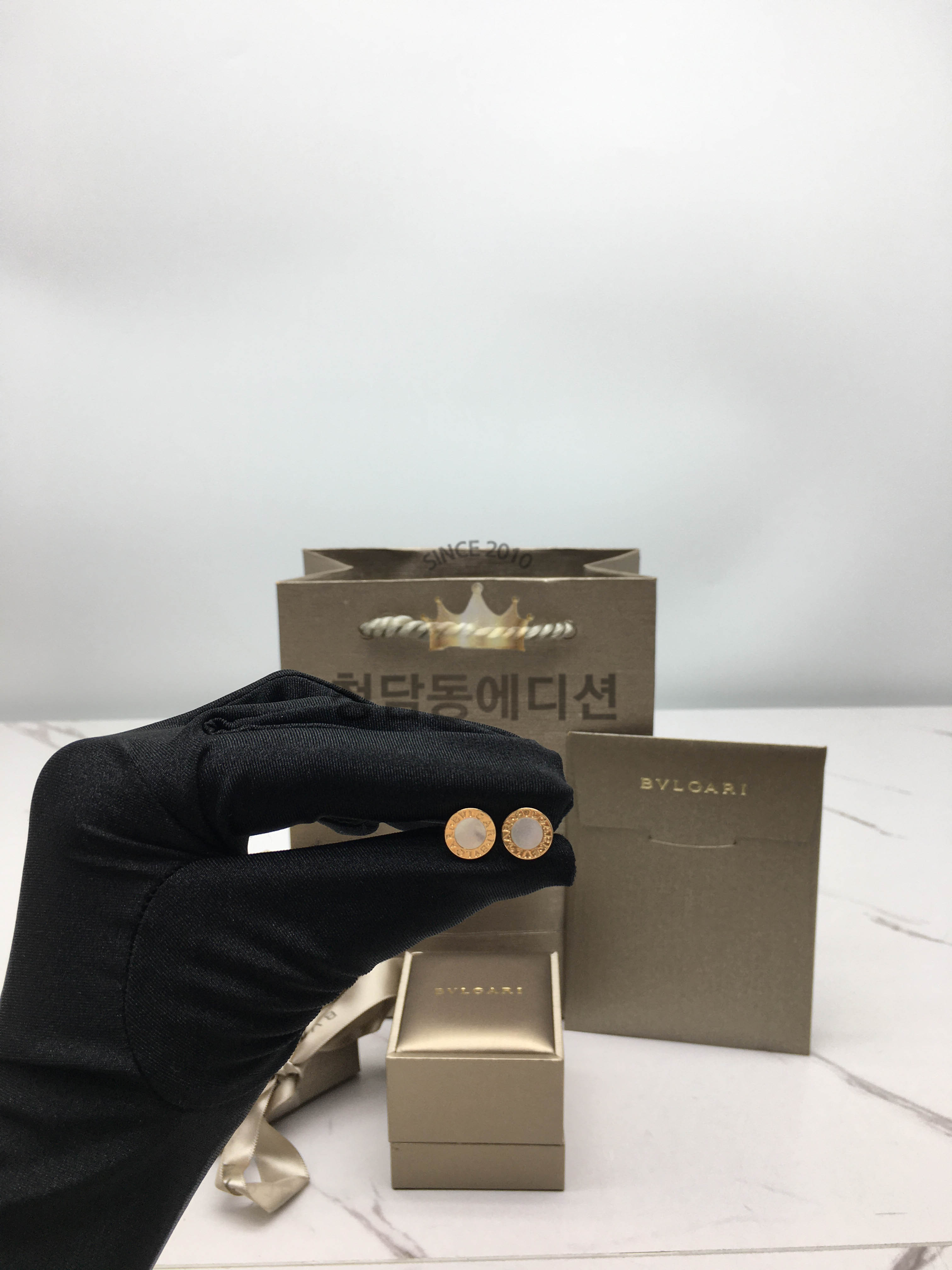 불가리 싱글 이어링 (5COLOR)