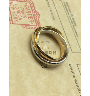 까르띠에 트리니티링 (V-gold소재) (클래식 사이즈)