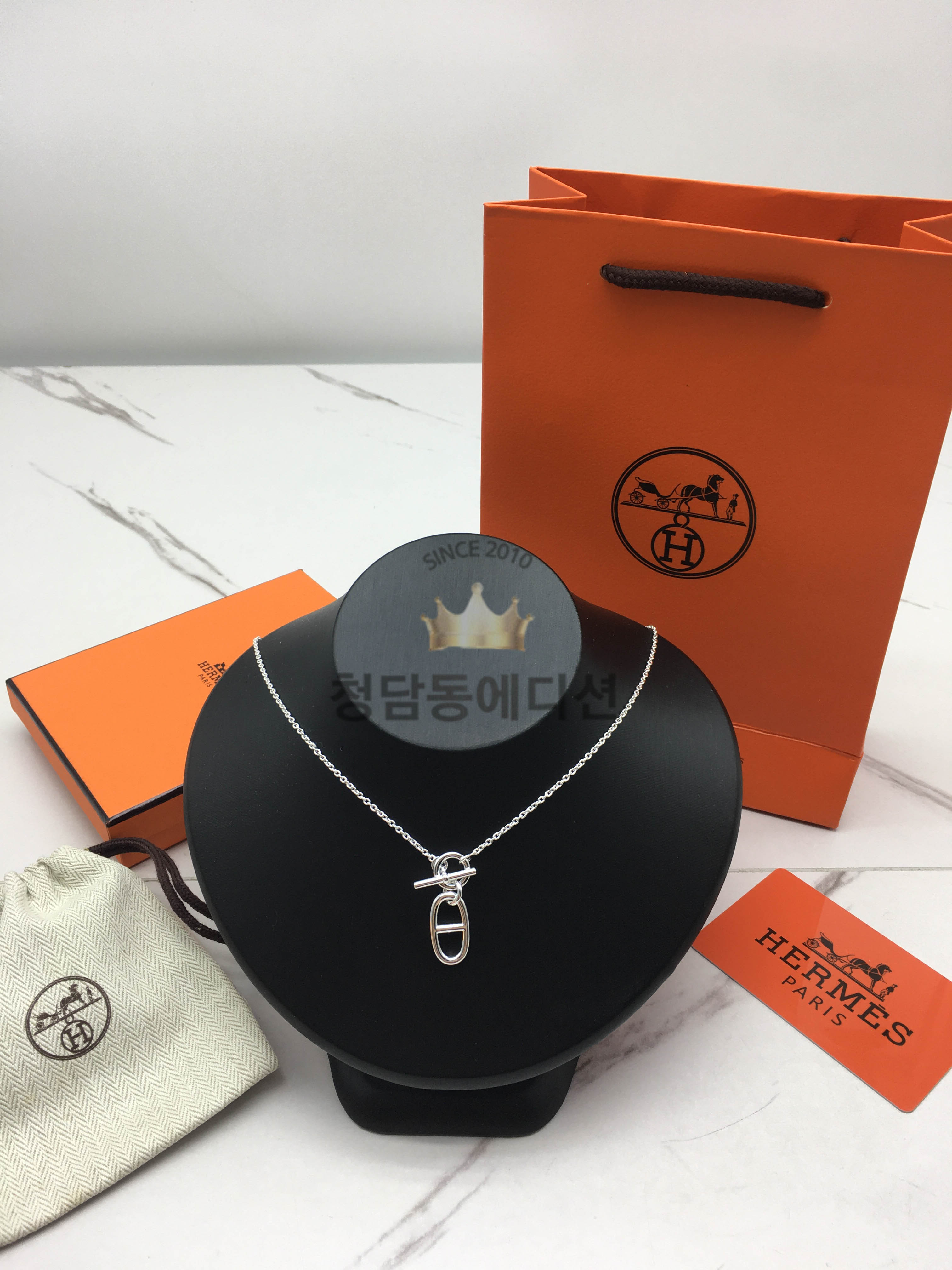 에르메스 샹달 네크리스 (V-gold소재)