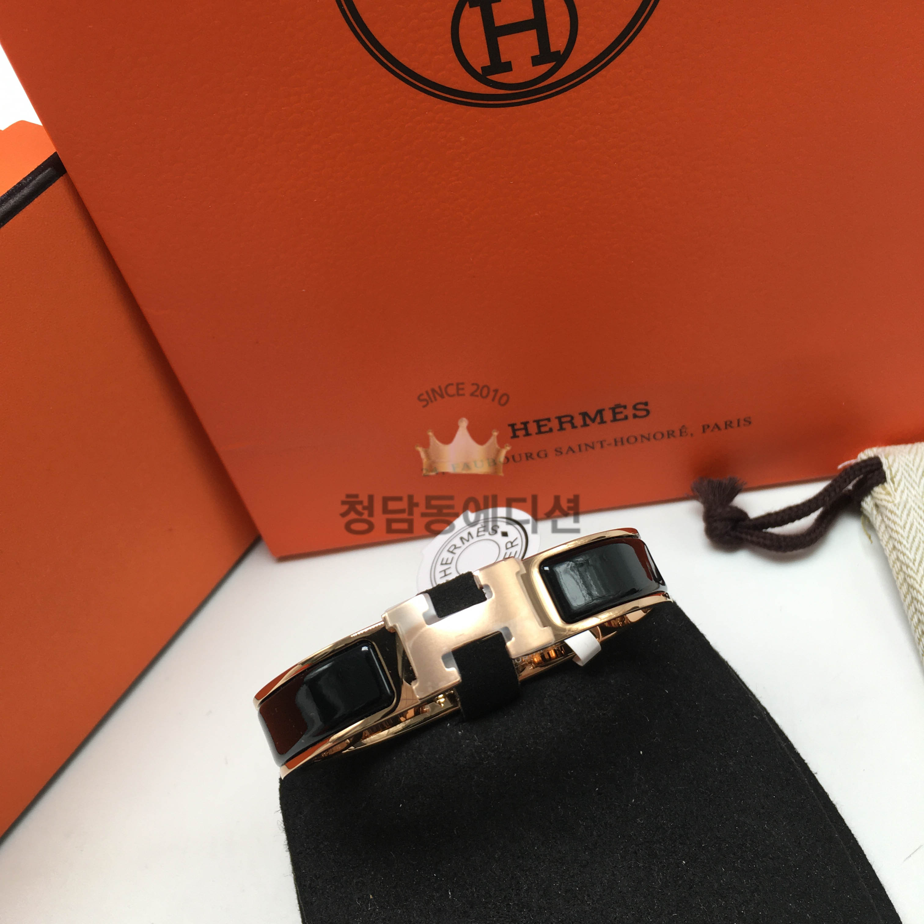 에르메스 클릭아슈 팔찌 로즈골드 (5COLOR)