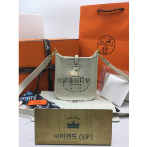 에르메스 에블린 미니 올수공 (컬러 끄레)