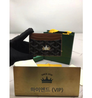 고야드 생쉴피스 카드홀더 (컬러 블랙탄 브라운)
