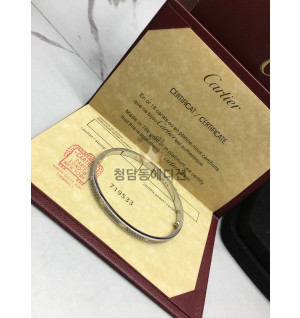 까르띠에 러브 팔찌 풀다이아 SM (3COLOR) (V-gold소재)