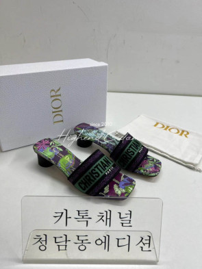 디올 슬라이드 슬리퍼