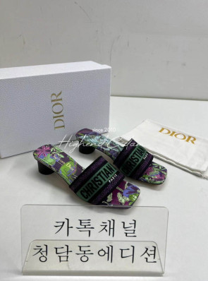 디올 슬라이드 슬리퍼