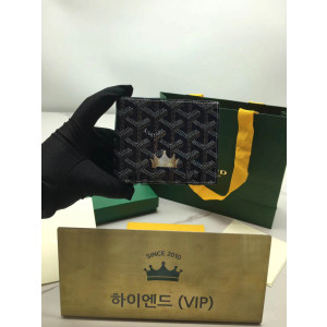 고야드 빅투와르 반지갑 (컬러 다크네이비)