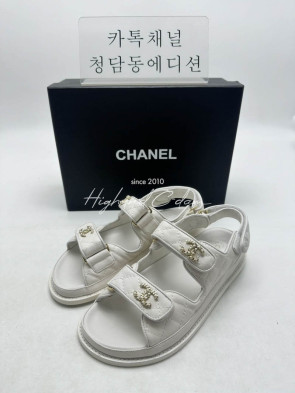 샤넬 벨크로 샌들
