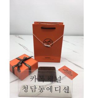 에르메스 hermes 샹달 목걸이 (골드,화이트골드 2color)