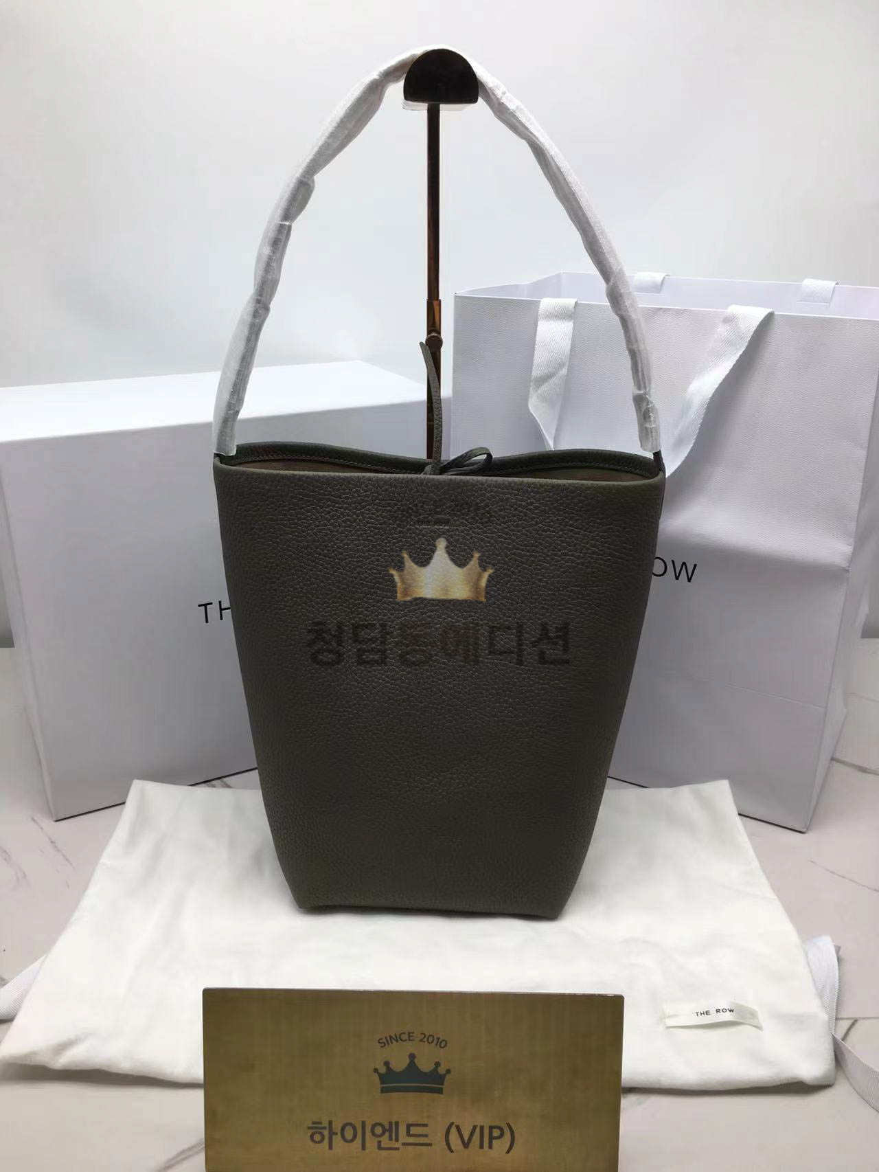 더 로우 N/S 파크백 미디움 (컬러 엘리펀트)