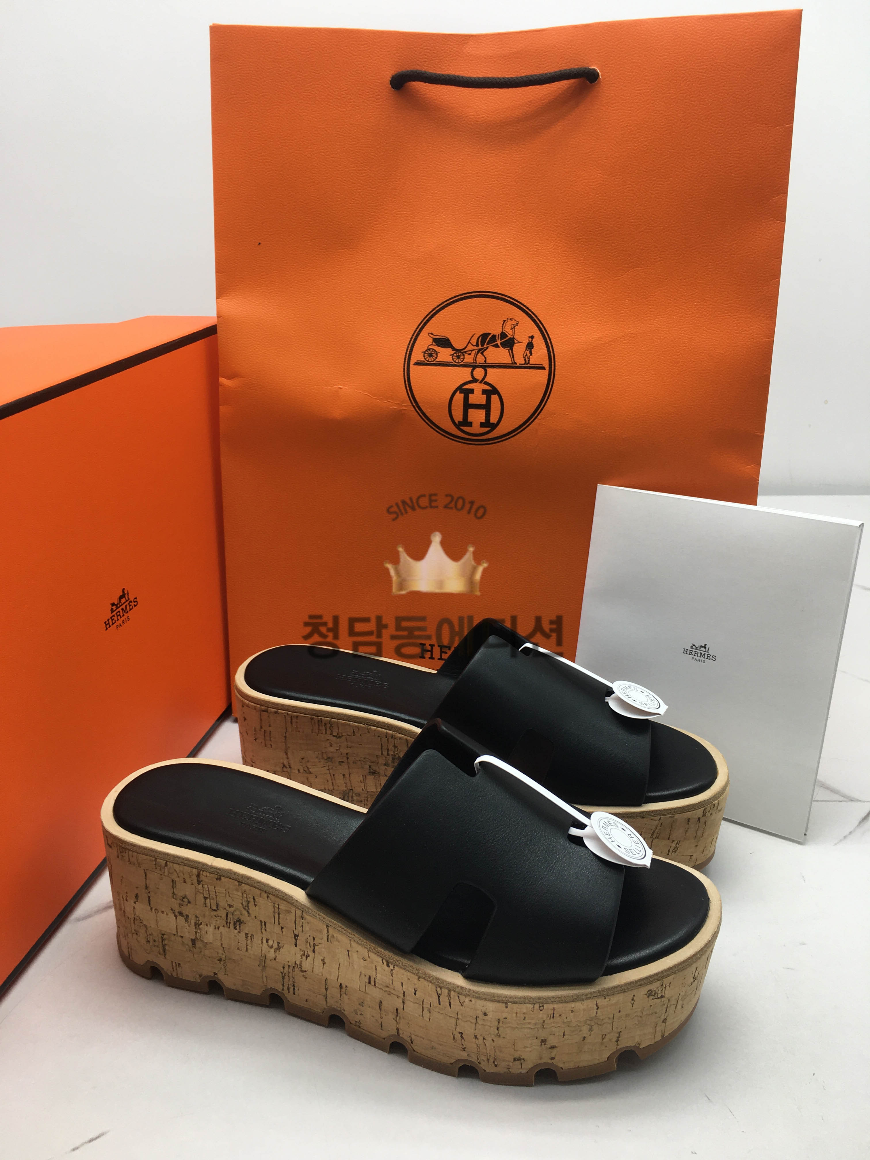 에르메스 에제 30 샌들 (굽 7CM)