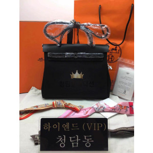 에르메스 에르백31 올블랙 은장 올수공