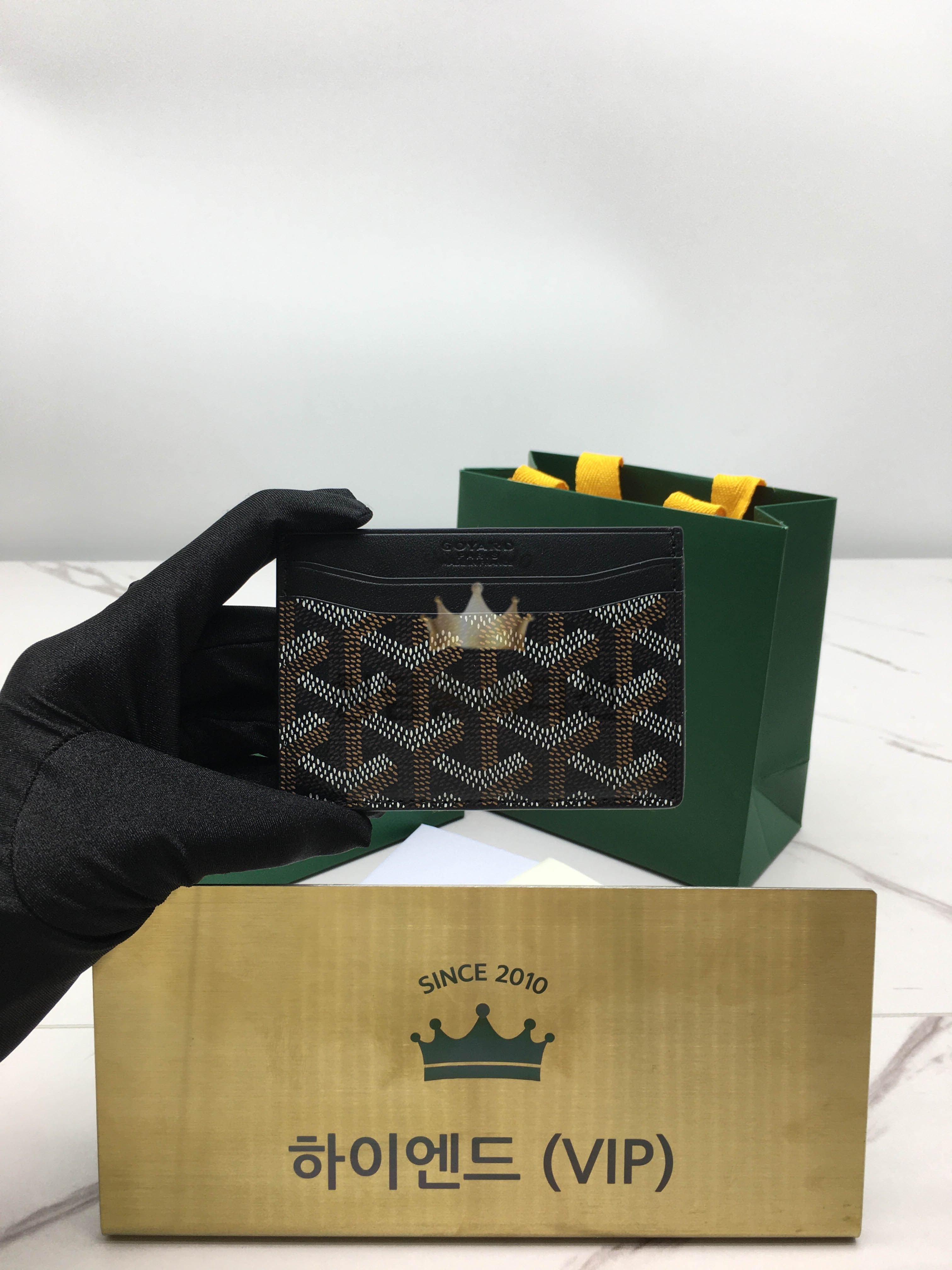 고야드 생쉴피스 카드홀더 (컬러 블랙)