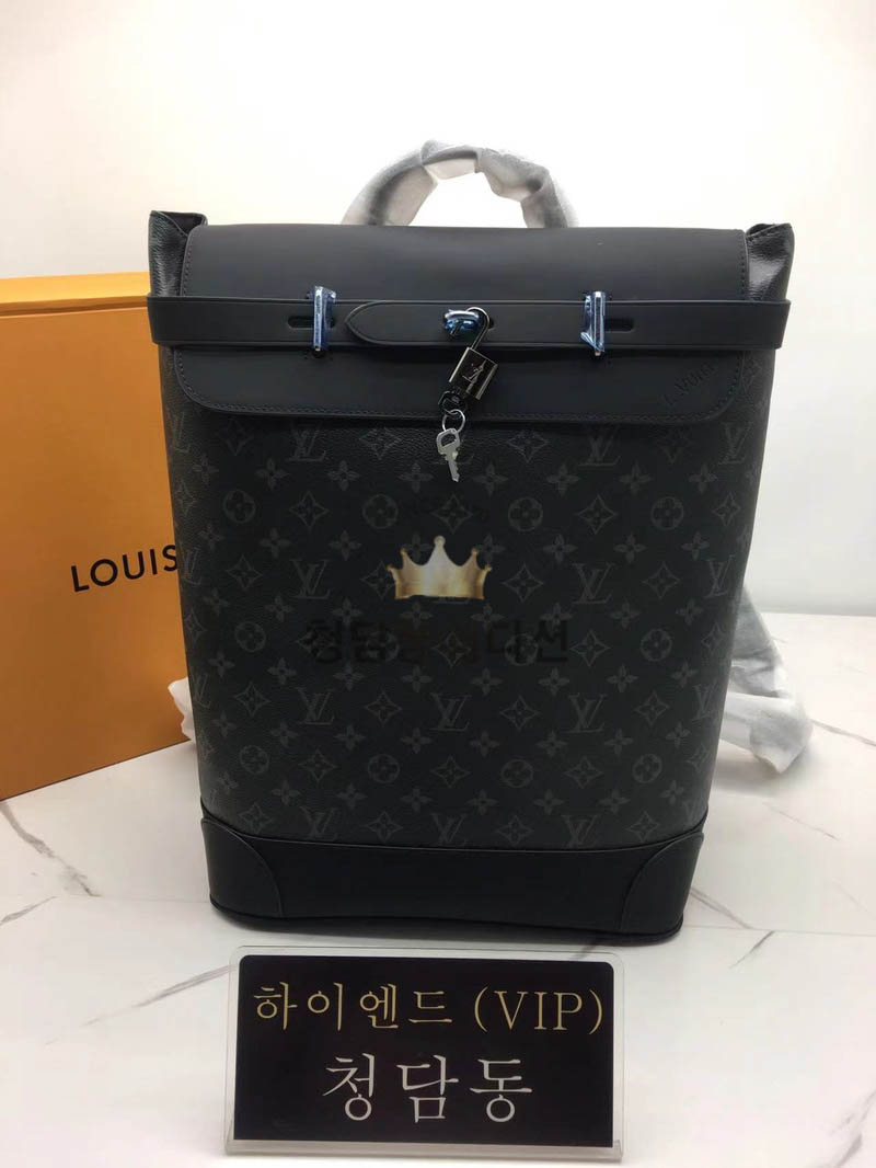 루이비통 스티머 백팩 모노그램 이클립스