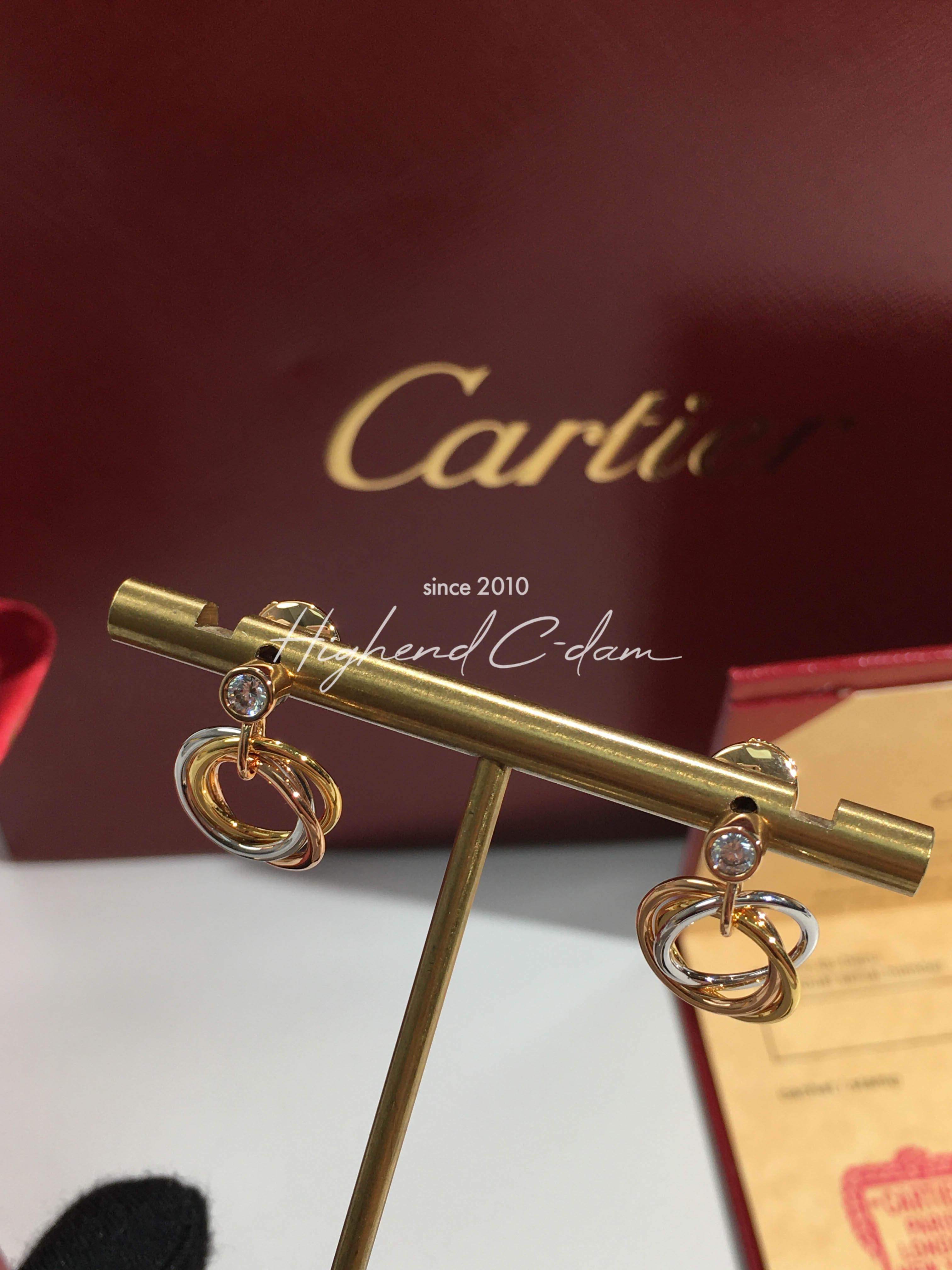 까르띠에 cartier 트리니티 귀걸이
