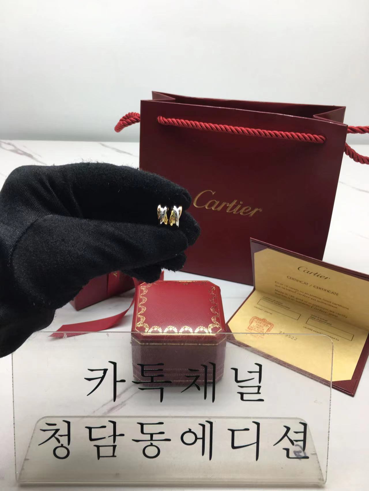 까르띠에 cartier 트리니티 귀걸이