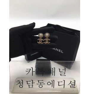 샤넬 chanel 펄 귀걸이