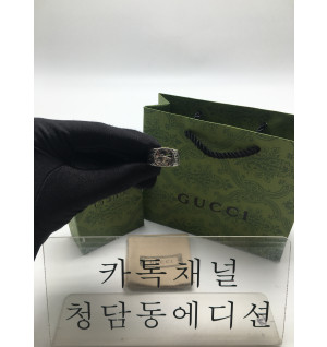 구찌 gucci 스털링 실버 반지