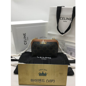 셀린느 트리오페 캔버스 클러치 미니 체인백