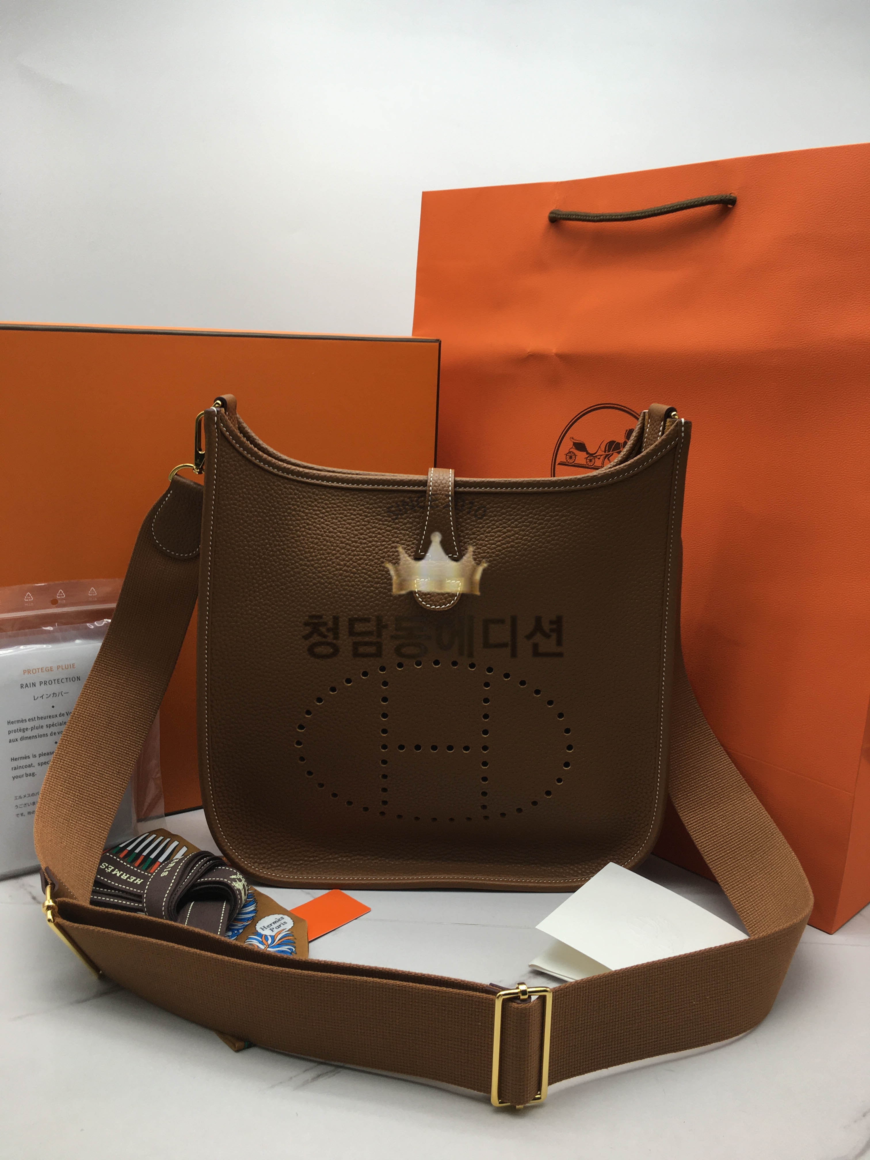 에르메스 에블린 29 올수공 (컬러 골드 금장)