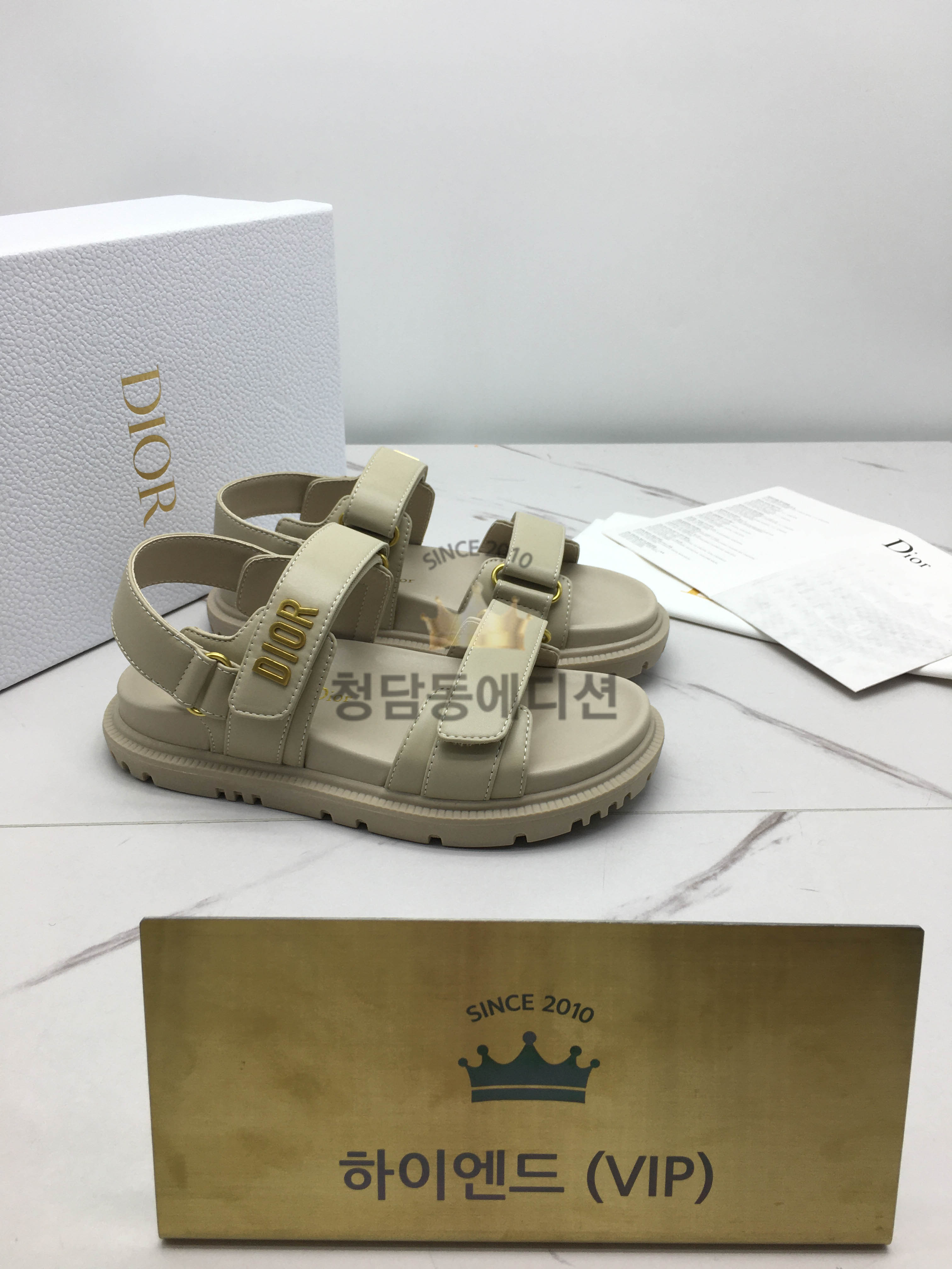 디올 CD 액트 샌들