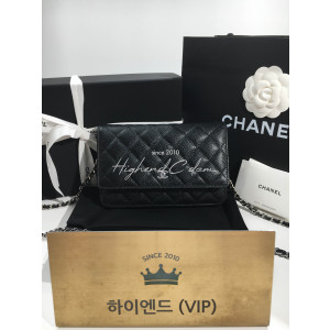 샤넬 클래식 플랩 WOC 체인 윌릿 은장 (upgrade ver.)