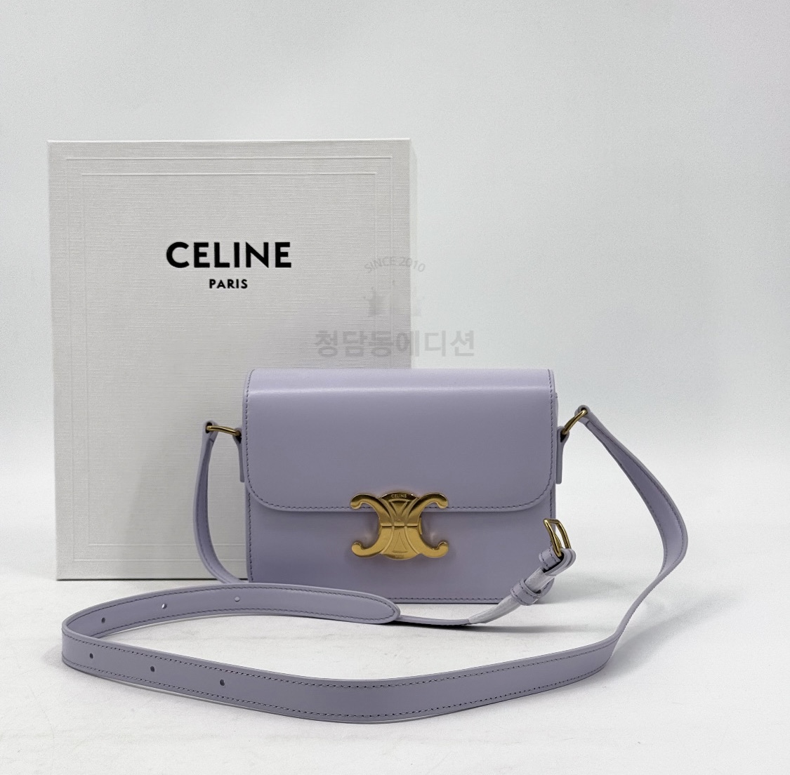 셀린느 트리오페 숄더백 틴