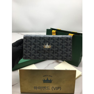 고야드 리슐리유 플랩 장지갑 (차콜 그레이)