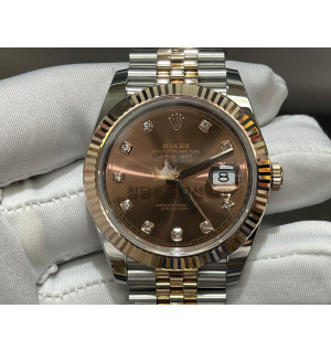 로렉스 126331 데이저스트 41mm 초코 텐포인트 콤비