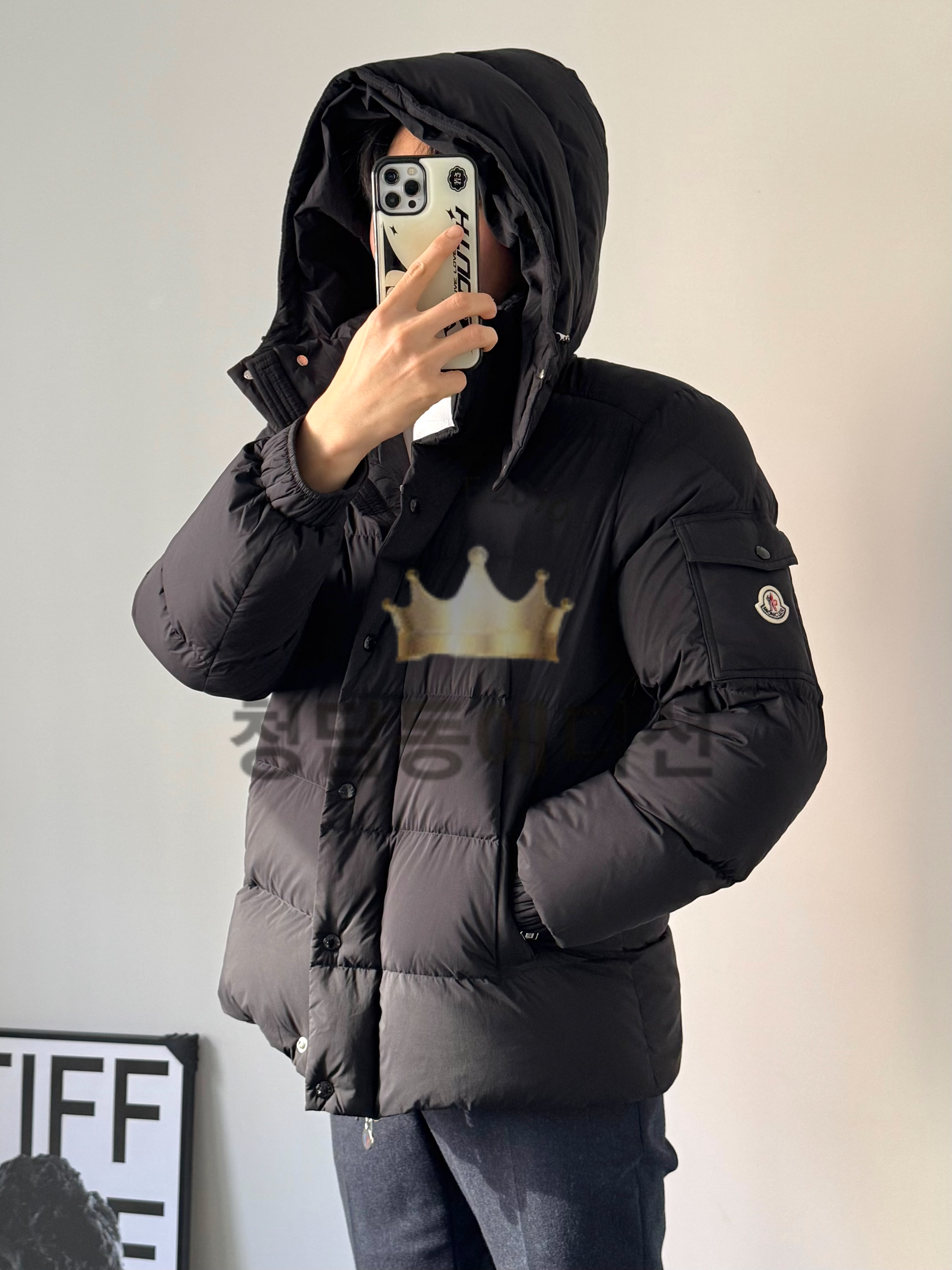 몽클레어 베제르 쇼트 다운 패딩 (남성용)