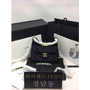 샤넬 23B 벨벳 포켓 체인 호보백 스몰