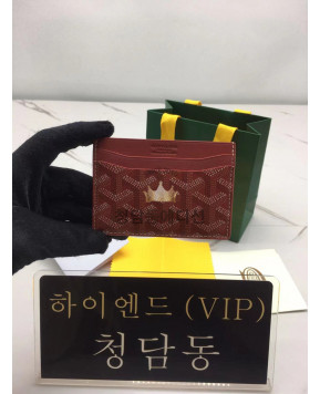 고야드 생쉴피스 카드홀더 (컬러 레드)