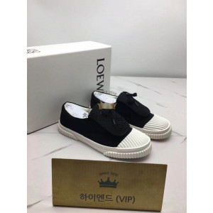 로에베 아나그램 캔버스 플랫 스니커즈